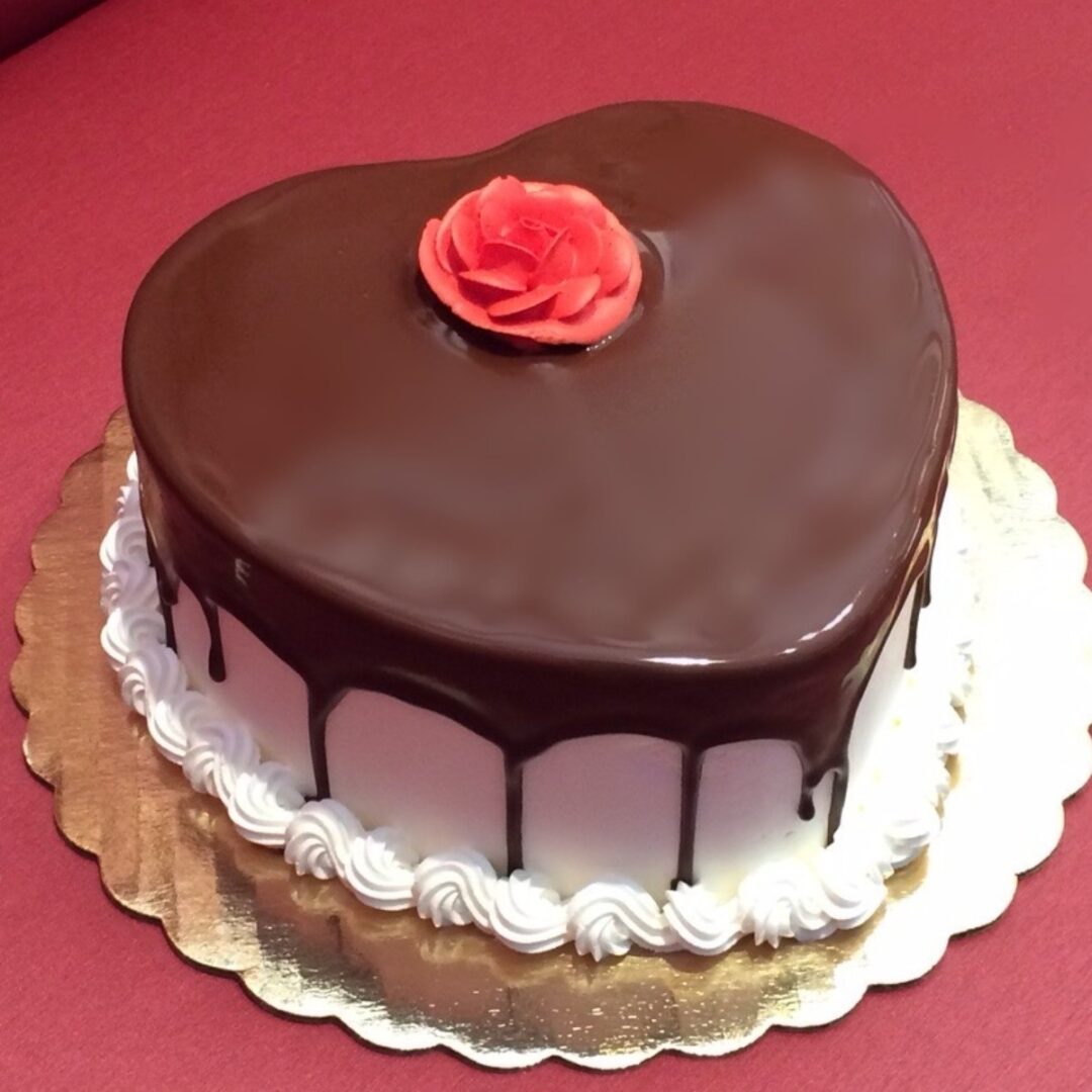 best heart shaped chocolate cakes in dang nepal