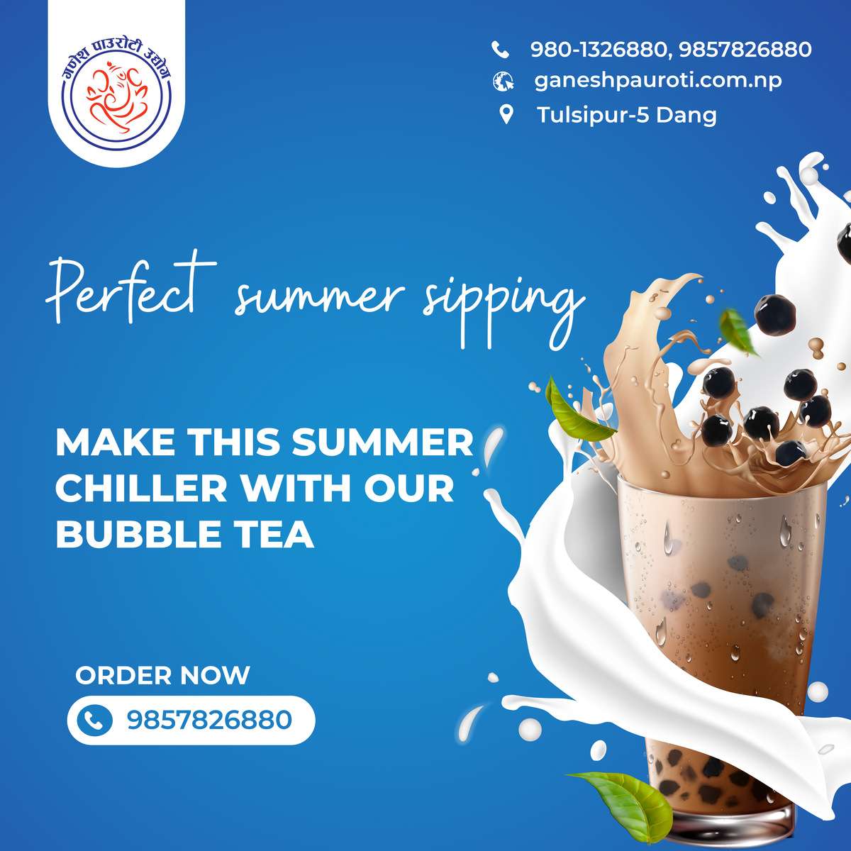 Best bubble tea in dang nepal